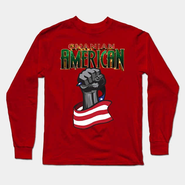 Ghanian American Long Sleeve T-Shirt by UnOfficialThreads